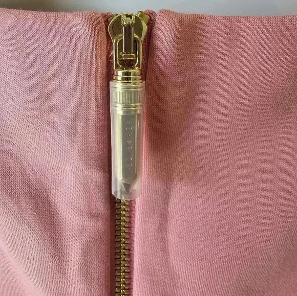 COPY - NWT $229 Ted Baker Papron Tie Front Dress-Pink-(Ted Baker Size 1) - Picture 5 of 13